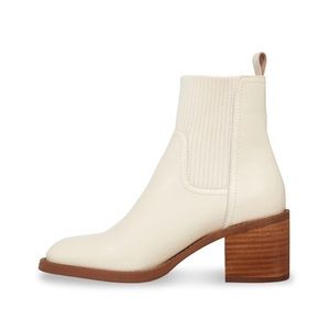 Steve Madden ADMIRE BONE LEATHER Bootie + Size 8